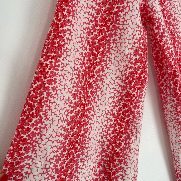 NWT Tuckernuck Speckled Coral Poplin Marseille Caftan Woman’s XS - Picture 10 of 14